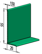 Плинтус Гибкий плинтус (плинтусная лента) JL 55x20 Гибкий плинтус (плинтусная лента) JL 55x20 фото 1 | FLOORDEALER